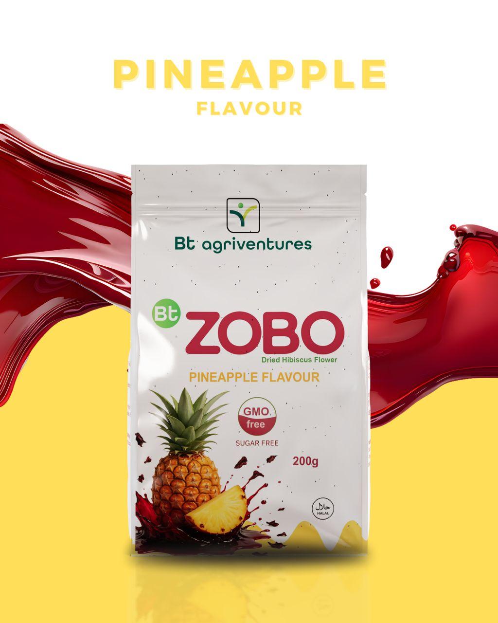 BTagriventures Tropical Pineapple Zobo Infusion – Premium Organic Hibiscus Drink